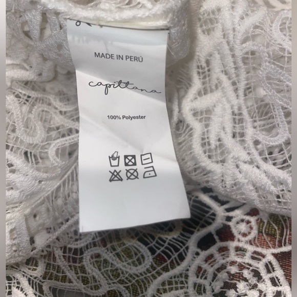 New Capittana Margot Bridal Lace Mini Swim Cover-Up Crochet🤍XS/S Limited Edition - Picture 16 of 16